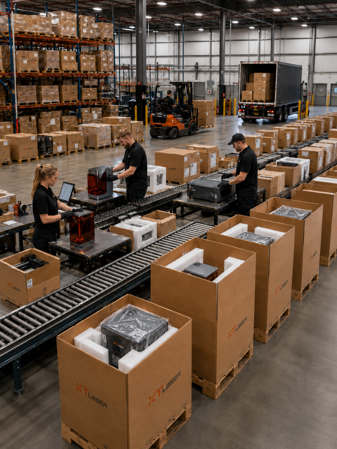 XT Laser machines ready for shipping
