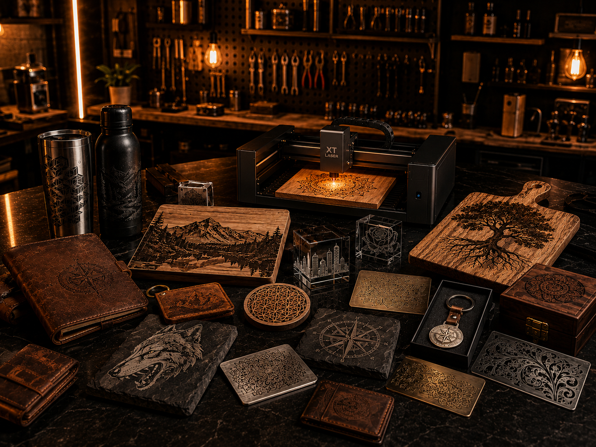 XT LASER laser engraving workflow