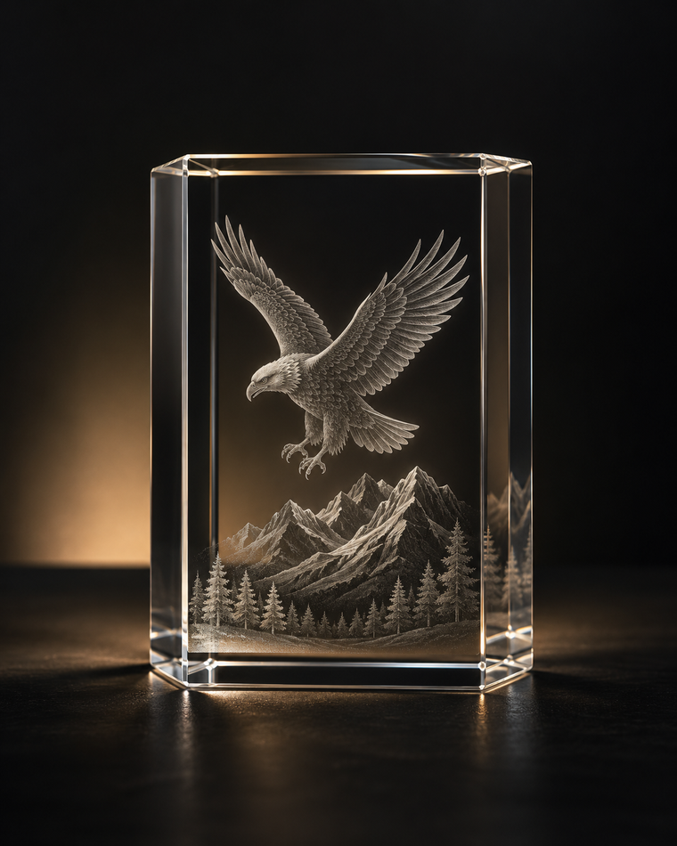 Crystal & Glass 3D Engraving