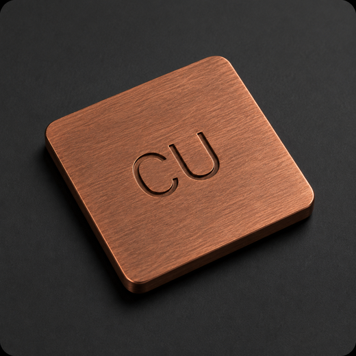 Copper material sample