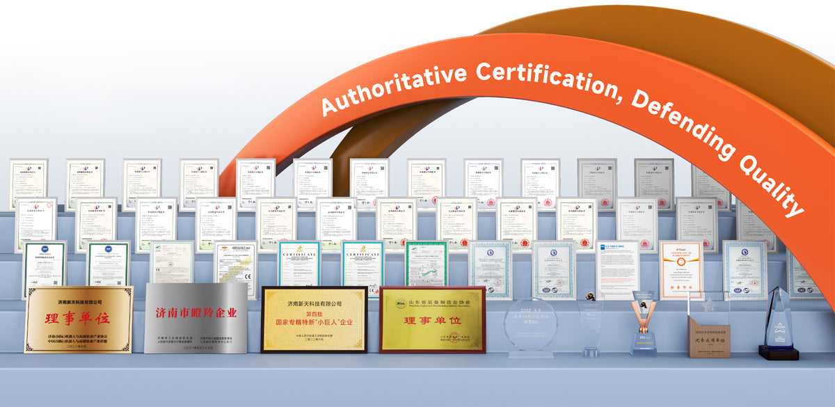 XT Laser certificates and awards