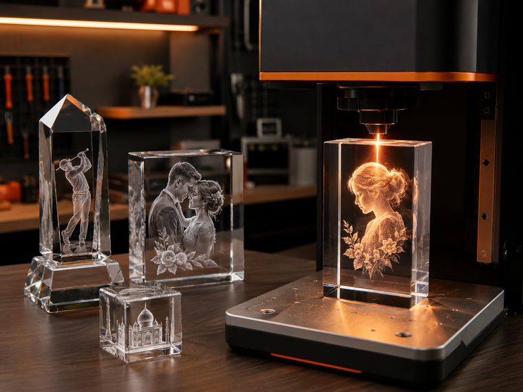 3D Crystal Engraving