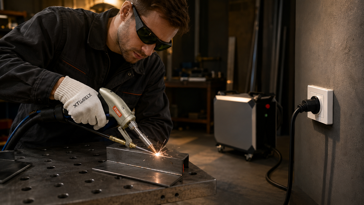 XTlaser welding feature scene