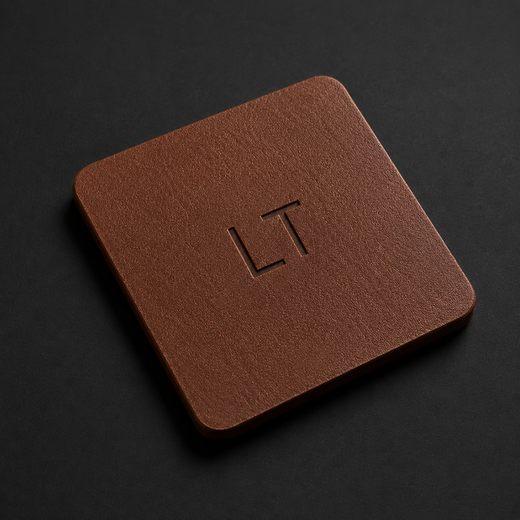 Leather material sample