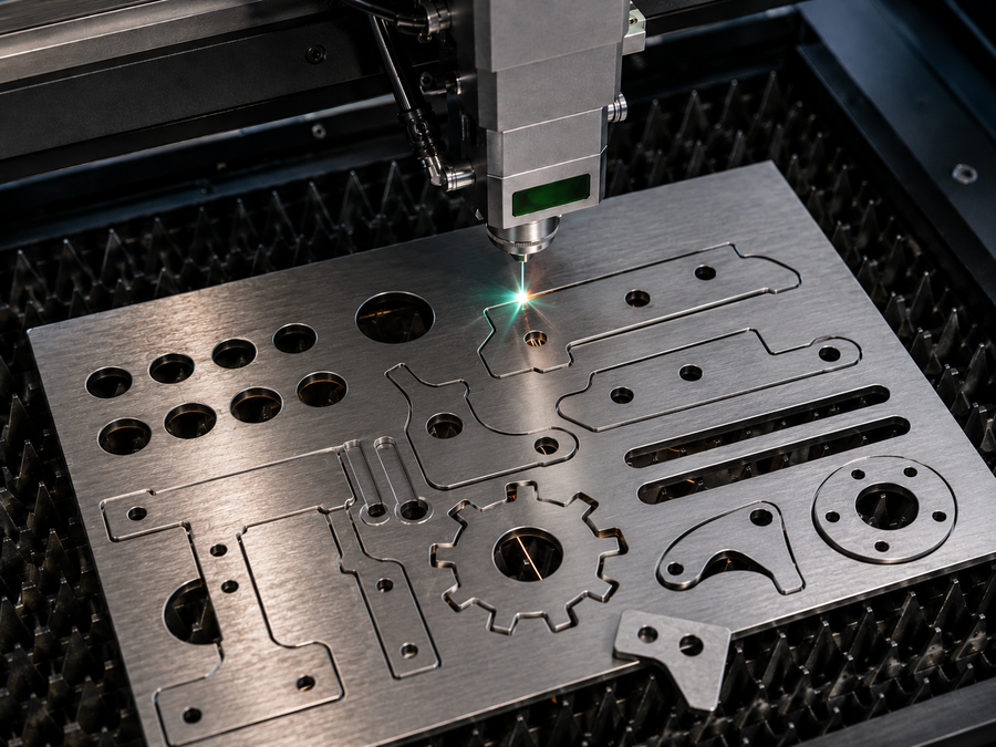 Desktop Fiber Laser Cutting for Thin Metal Parts