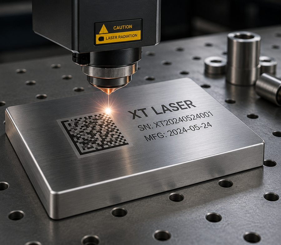 Fiber Laser Marking for Metal Traceability