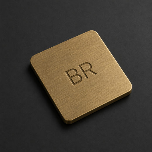 Brass material sample